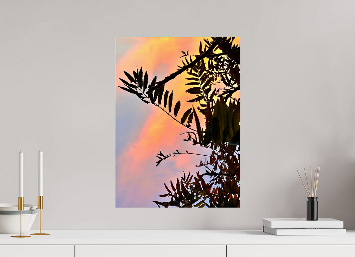 40 x 54.9 cm, Fine Art Print Sunset Manor