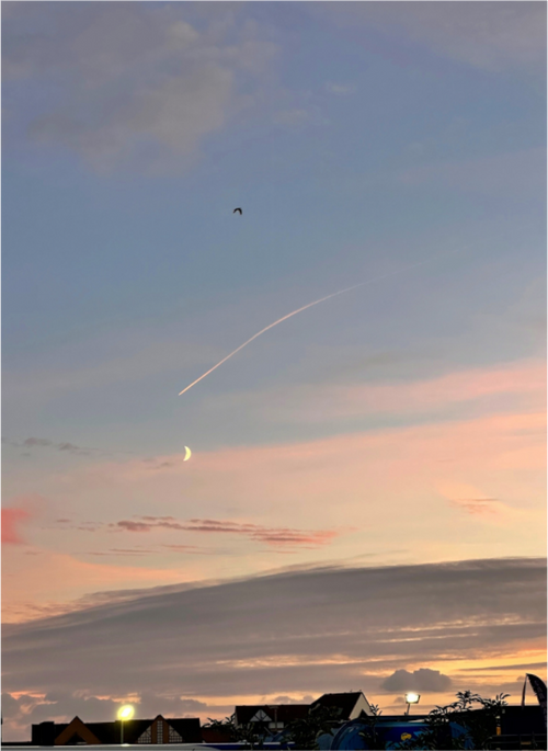 Main image Crescent Moon Sunset