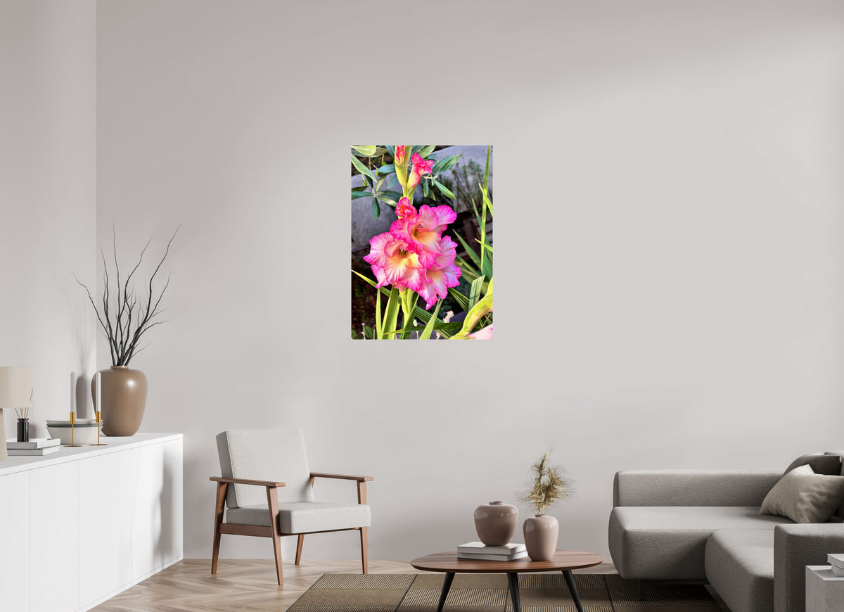 70 x 96.1 cm, Photo Print On Fujiflex High Gloss Gladiolus Flowers