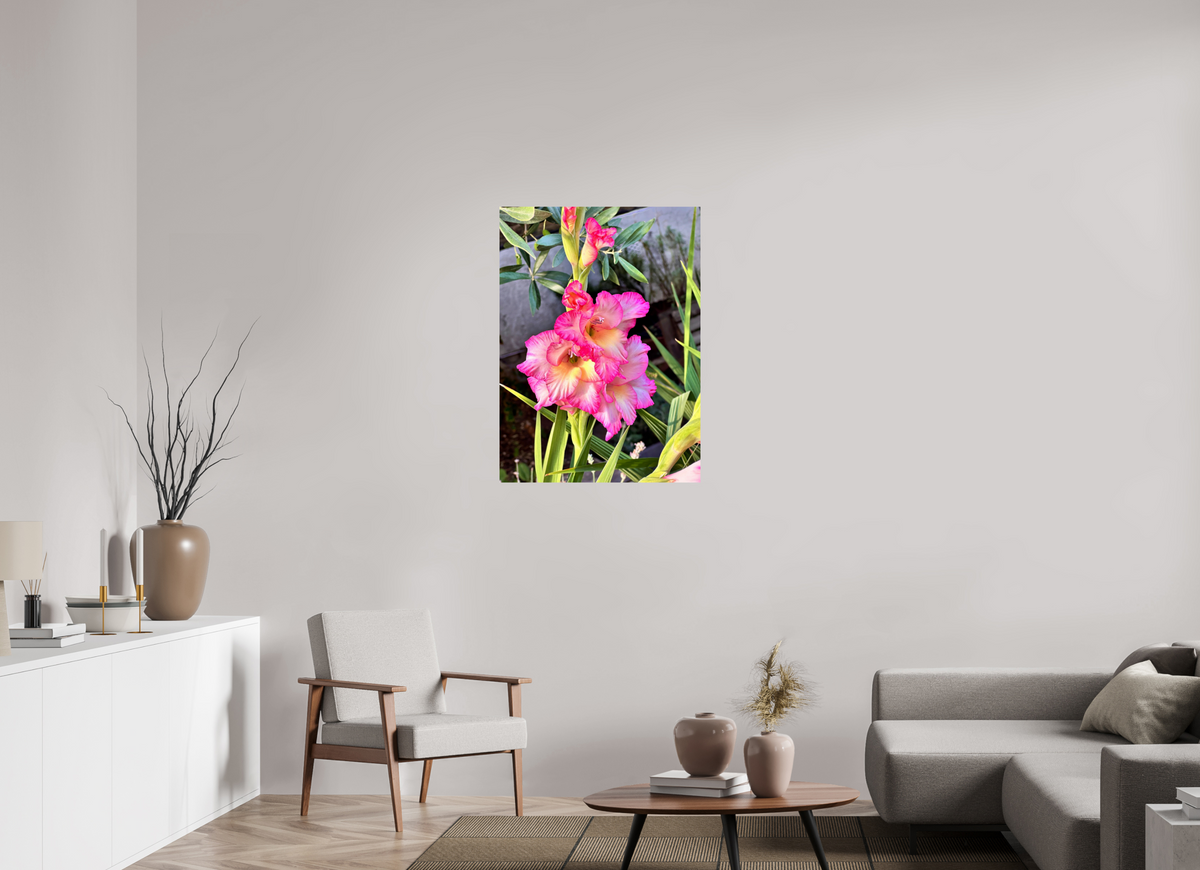 70 x 96.1 cm, Photo Print On Fuji Crystal DP II - Glossy Gladiolus Flowers