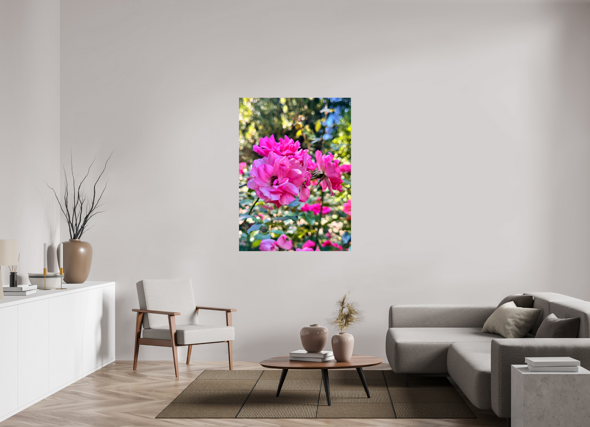 100 x 137.3 cm, Photo Print On Fuji Crystal DP II - Glossy Garden of Roses