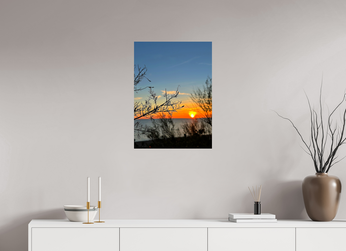 50 x 68.6 cm, Fine Art Print, Silk Fiery Copper Skies