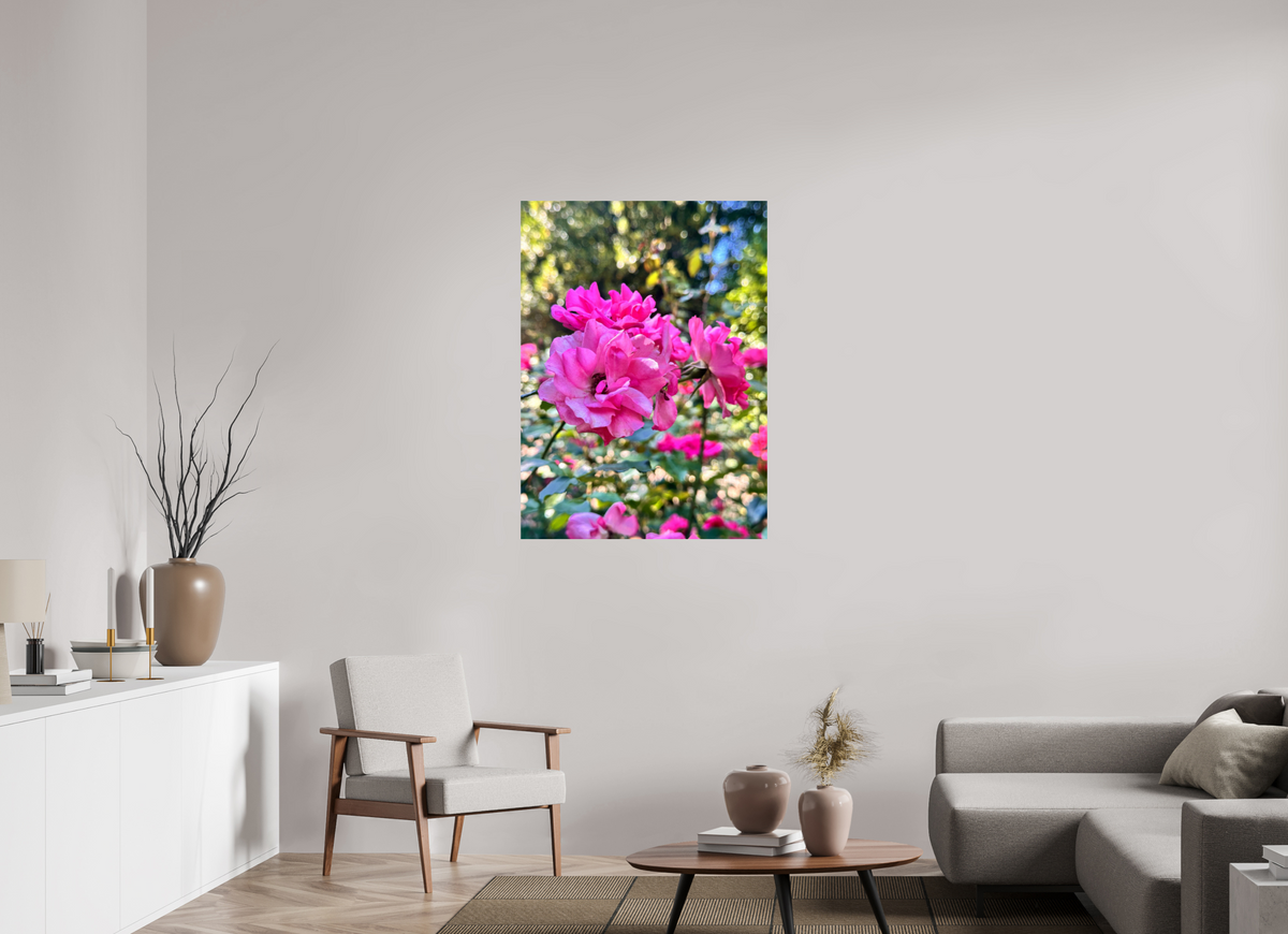 80 x 109.8 cm, Photo Print On Fujiflex High Gloss Garden of Roses