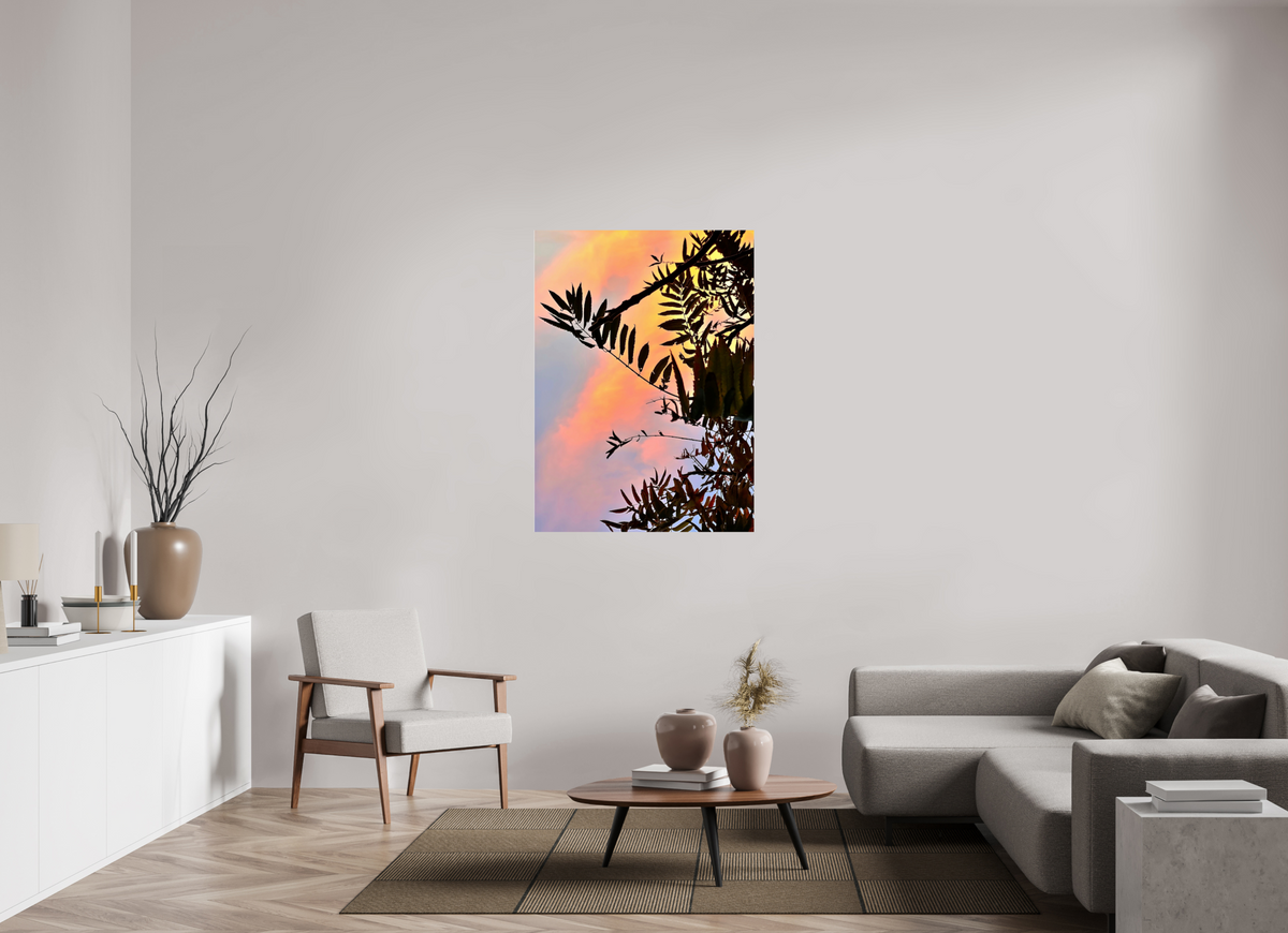 90 x 123.6 cm, Fine Art Print Sunset Manor