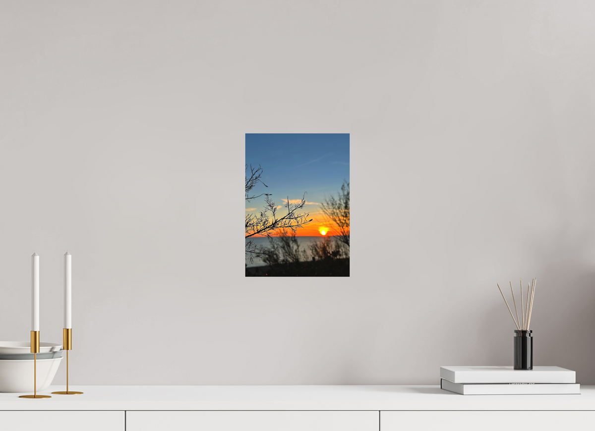 20 x 27.5 cm, Fuji Crystal Photo Print, Silk Fiery Copper Skies