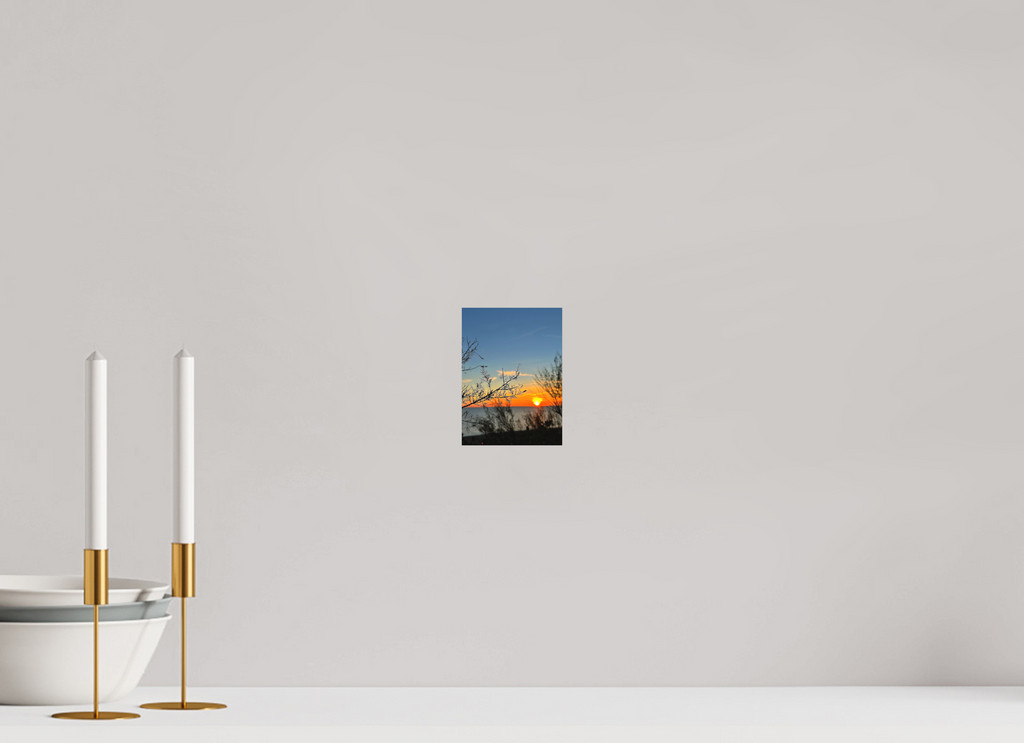 10 x 13.7 cm, Fuji Crystal Photo Print, Silk Fiery Copper Skies