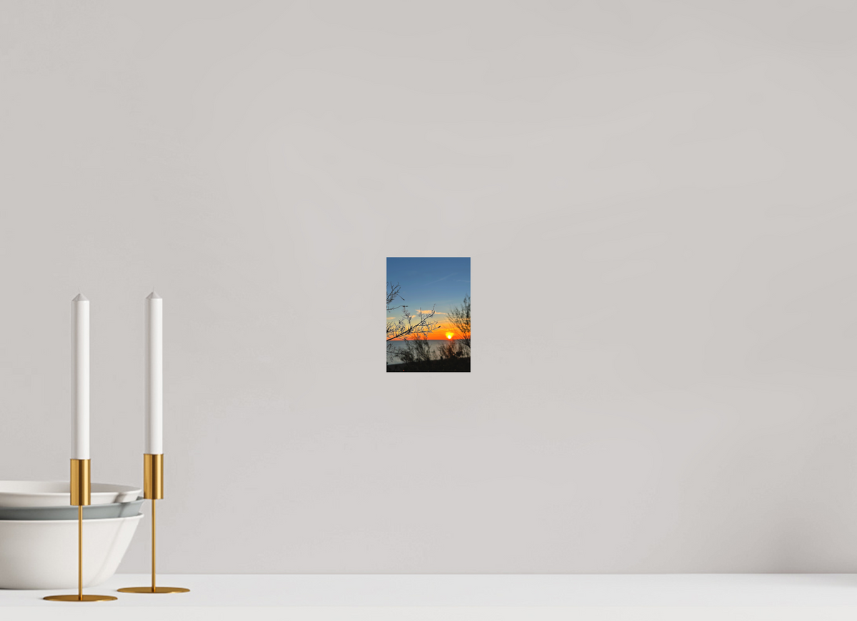 10 x 13.7 cm, Fuji Crystal Photo Print, Silk Fiery Copper Skies