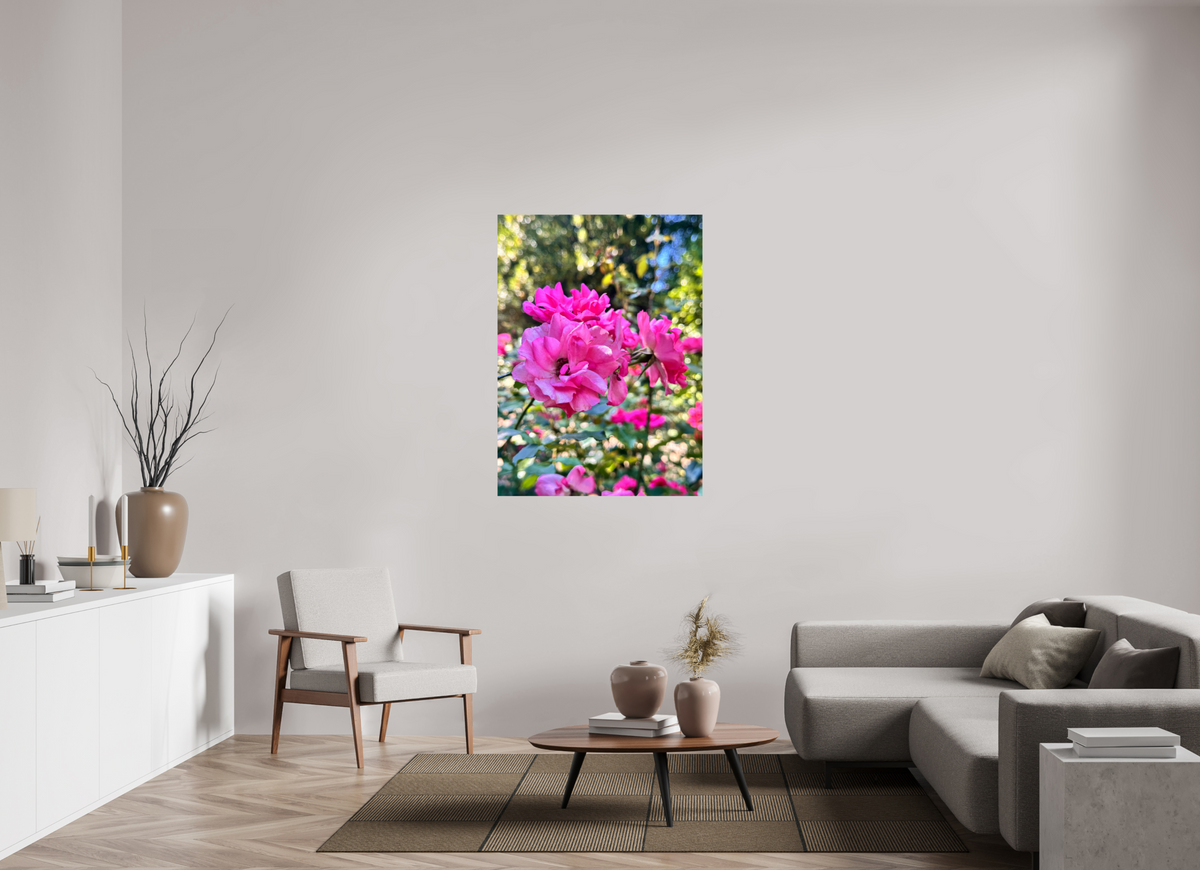 90 x 123.6 cm, Photo Print On Fuji Crystal DP II - Glossy Garden of Roses