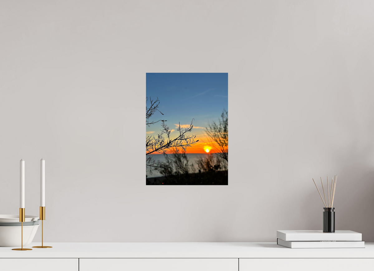 25 x 34.3 cm, Fine Art Print, Silk Fiery Copper Skies