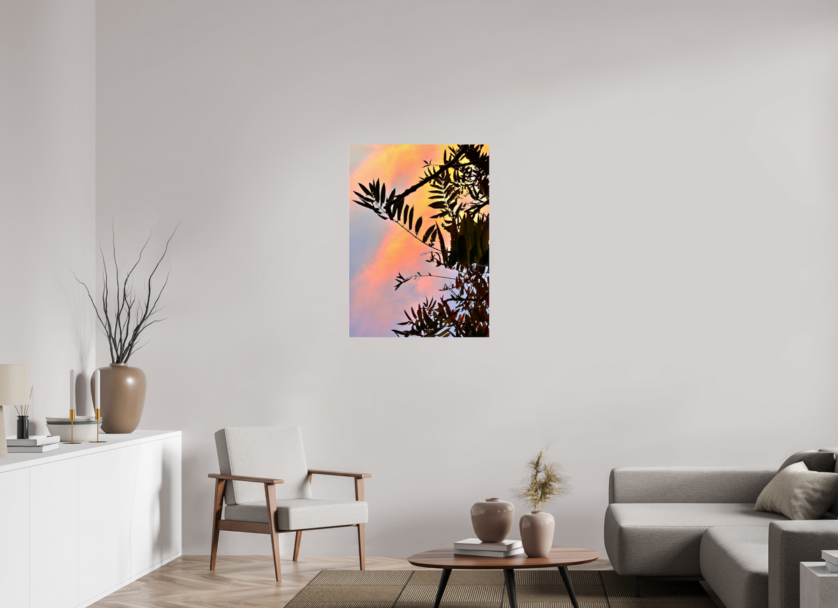 70 x 96.1 cm, Fine Art Print Sunset Manor